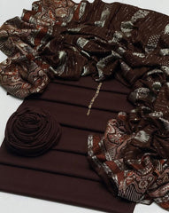 3 Pc Unstitched Dhanak Marina Jacquard