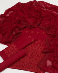 3 Pc Unstitched Lawn Chickenkari