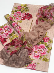 3 Pc Unstitched Digital Print Swiss Lawn Collection