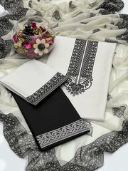 3 Pc Unstitched Swiss Lawn Digital Print