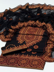 3 Pc Unstitched Balochi Lawn Fabrc