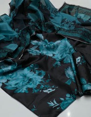 3 Pc Unstitched Shamoze Silk Digital Prints