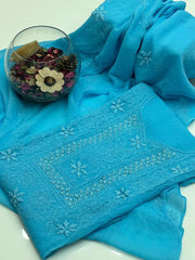 2 pc unstitched Shadow Sheesha chiffon