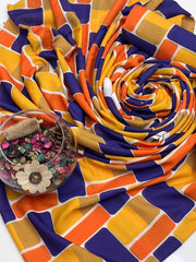 3 Pc Unstitched Swiss Jacquard Digital Prints