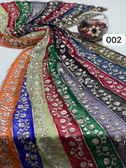 Multi Colour LCD Gotta Chiffon Dupata