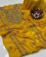 2 Pc Unstitched LCD Gotta Chiffon (KSB 2102A)