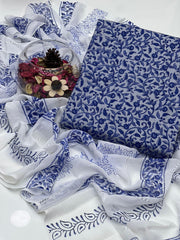 2 Pc Unstitched Block Print Lawn