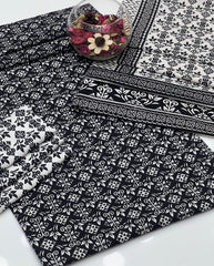 3 Pc Unstitched Cotton Ajrak (KSB2103A)