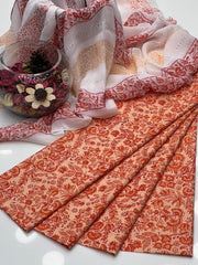 2 Pc Unstitched Block Print Lawn