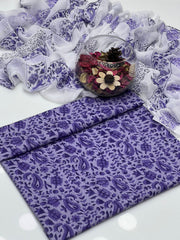 2 Pc Unstitched Block Print Lawn