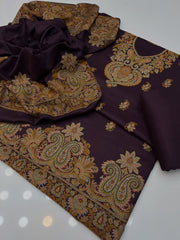 3 Pc Unstitched Kani Pashmina Wool Collection