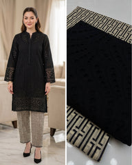 2 Pc Unstitched Lawn Boring Chicken