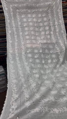 Pure Lawn Tarkashi Chadar Handmade