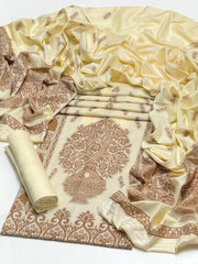 3 Pc Unstitched Dhanak Marina Jaquard