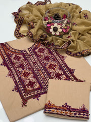 3 Pc Unstitched Baloch’s Sheesha Lawn
