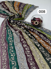 Multi Colour LCD Gotta Chiffon Dupata