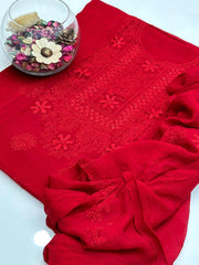 2 pc unstitched Shadow Sheesha chiffon