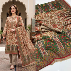 3 Pc Unstitched Kalamkari Pashmina Wool(All)