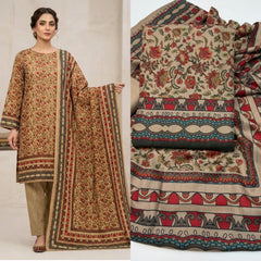 3 Pc Unstitched Kalamkari Pashmina Wool(All)