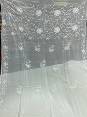 Chiffon Hand Work Kacha Dupatta