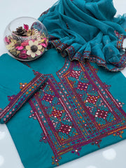3 Pc Unstitched Baloch’s Sheesha Lawn