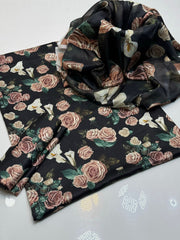 3 pc unstitched Digital floral print