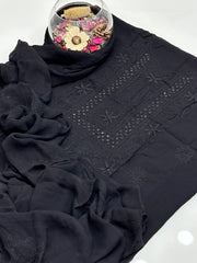 2 pc unstitched Shadow Sheesha chiffon