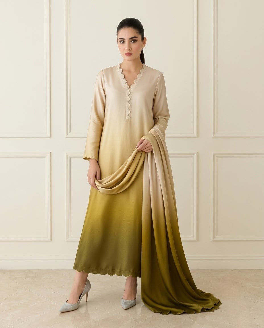 3 Pc Unstitched 2 Tune Shamoze Silk