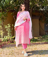 3 Pc Unstitched Lawn Cotton Sequence Gala