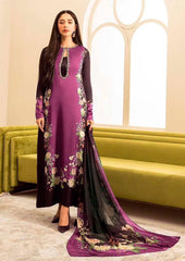 3 pc unstitched Shamoz silk digital print