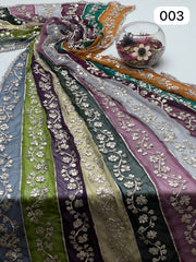 Multi Colour LCD Gotta Chiffon Dupata