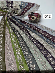 Multi Colour LCD Gotta Chiffon Dupata