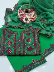 3 Pc Unstitched Baloch’s Sheesha Lawn
