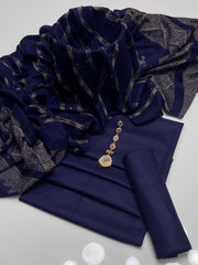 3 Pc Unstitched Soft Dhanak (KSB2@21W)