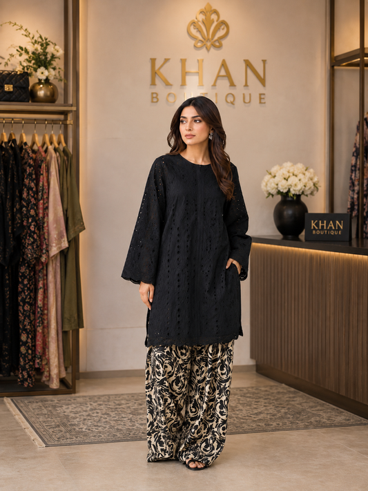 2 Pc Unstitched Lawn Boring Chicken