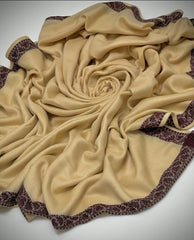 Pure Pashmina Zari work shawl