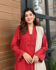 3 pc unstitched Marina Dhanak collection