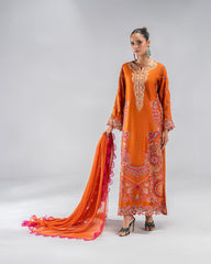 3 Pc Unstitched Digital Prints Shamoz silk