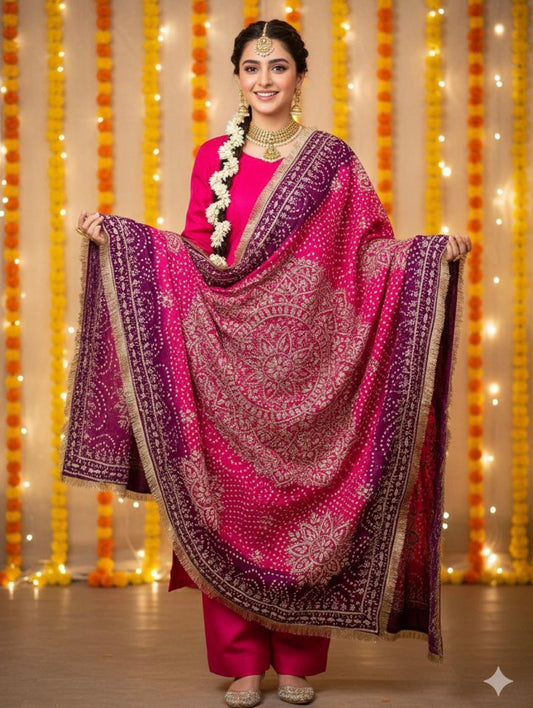 Pure Shamoze Silk Gotta Dupata