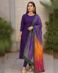 3 Pc Unstitched Soft Linen Tye N Dye