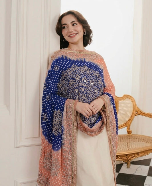 Pure Medium Silk Chunri Gotta Dupata