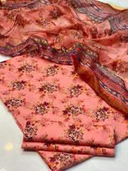 3 PC UN STITCHED MONAR SWISS LAWN DIGITAL PRINT