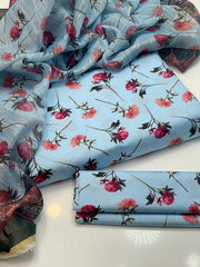 3 PC UN STITCHED MONAR SWISS LAWN DIGITAL PRINT