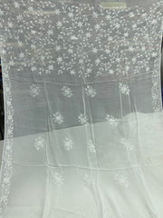 Chiffon Hand Work Kacha Dupatta