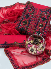3 Pc Unstitched Baloch’s Sheesha Lawn