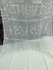 Chiffon Hand Work Kacha Dupatta