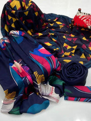3 Pc Unstitched Shamoze Silk Digital Prints