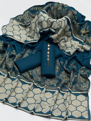 3 Pc Unstitched Pashmina Wool