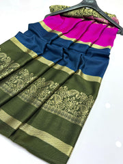 3D pashmina Multi jacquard wool shawl