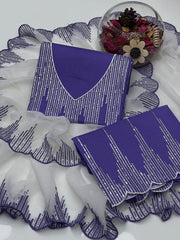 3 Pc Unstitched Lawn Cotton Sequence Gala